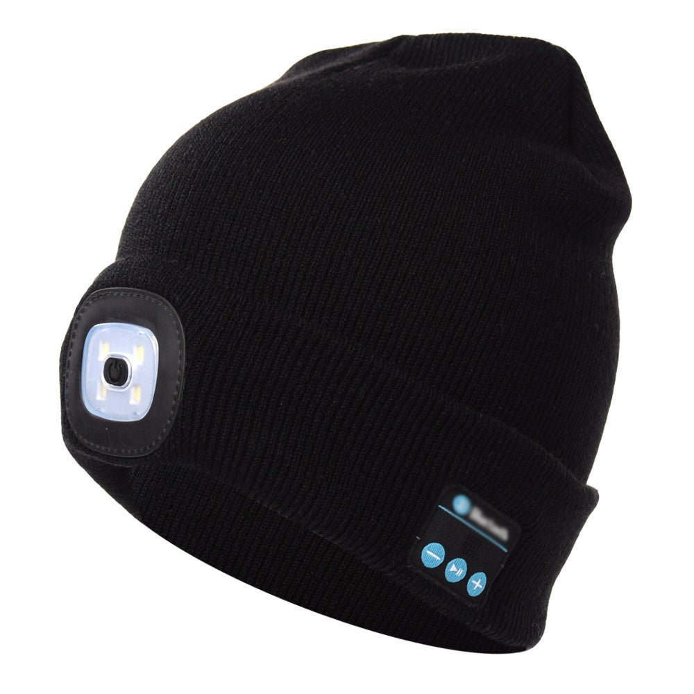 Bluetooth LED Hat Wireless Smart Cap Headset Headphone