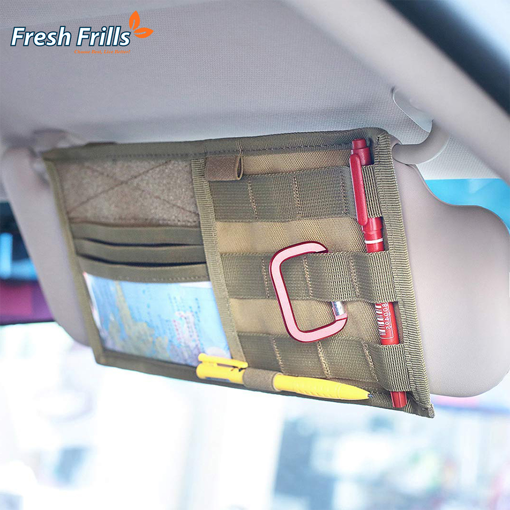 Vehicle Visor Panel Truck Car Sun Visor Organizer CD Bag Holder Car Styling Hunting Accessories - Image 6