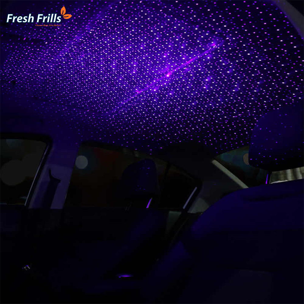 Car Roof Star Light Interior LED Starry Laser Atmosphere Ambient Projector USB Auto Decoration Night Home Decor Galaxy Lights - Image 3