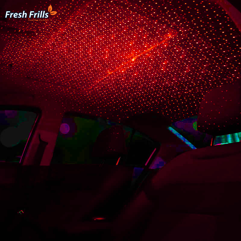 Car Roof Star Light Interior LED Starry Laser Atmosphere Ambient Projector USB Auto Decoration Night Home Decor Galaxy Lights - Image 5