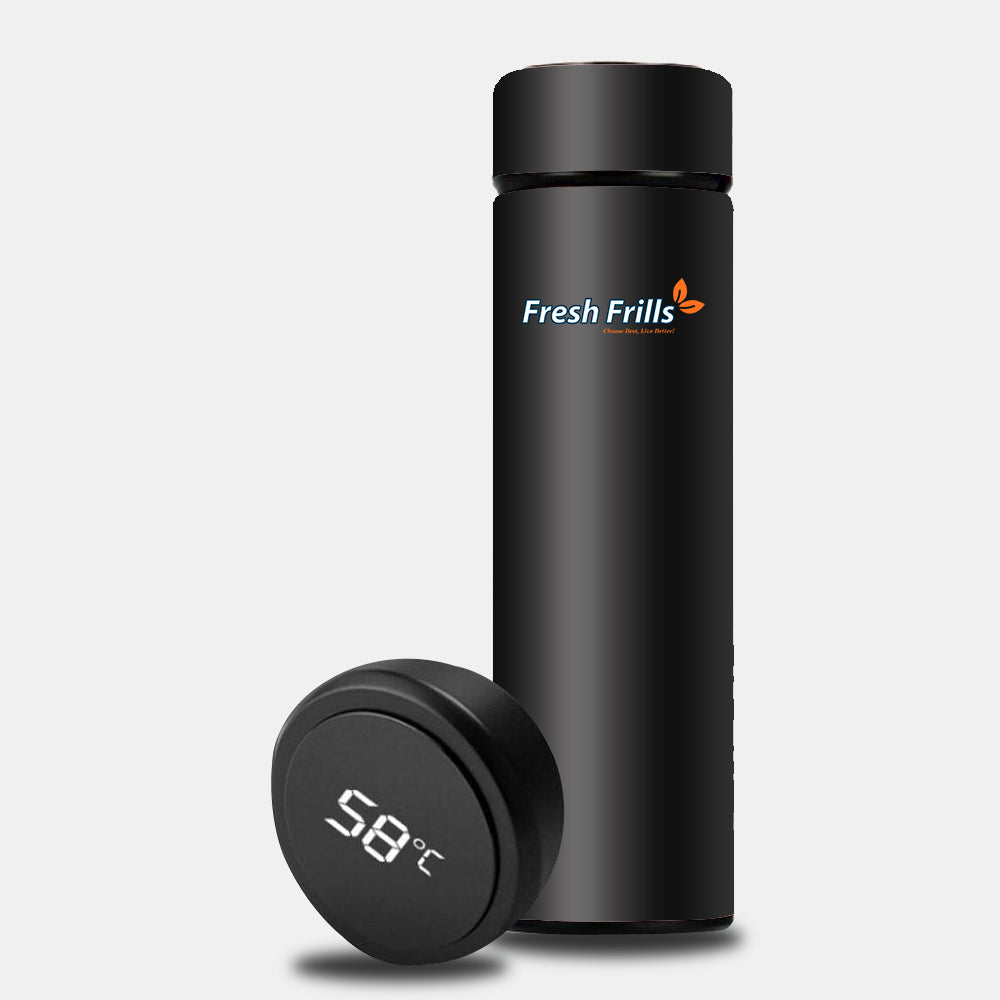 Intelligent Water Bottle with Digital LCD Temperature Display